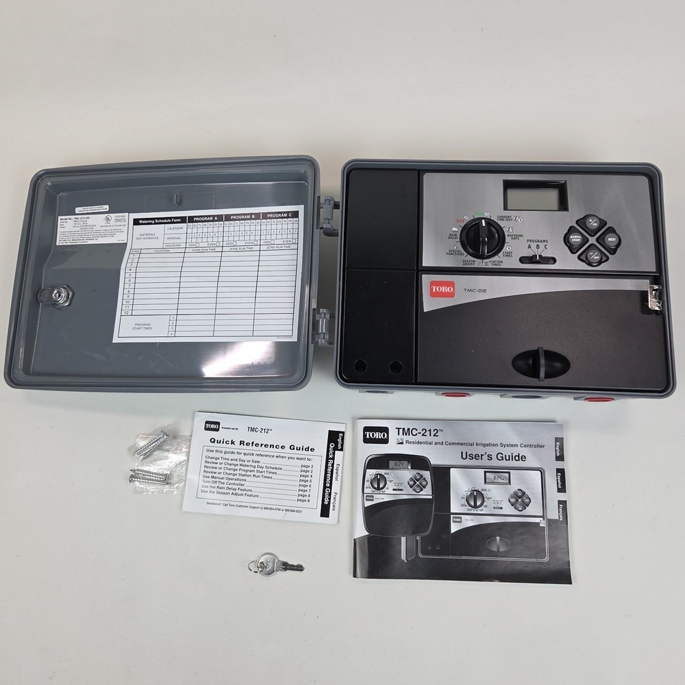 Toro TMC-212 Irrigation Sprinkler Controller/System Like New